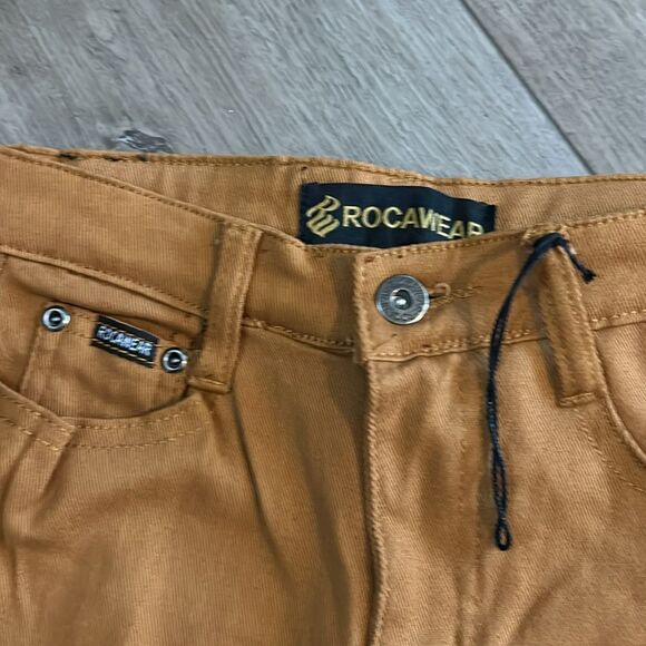 NWT ROCAWEAR BOYS TAN SKINNY JEANS SIZE 14 - Picture 2 of 6